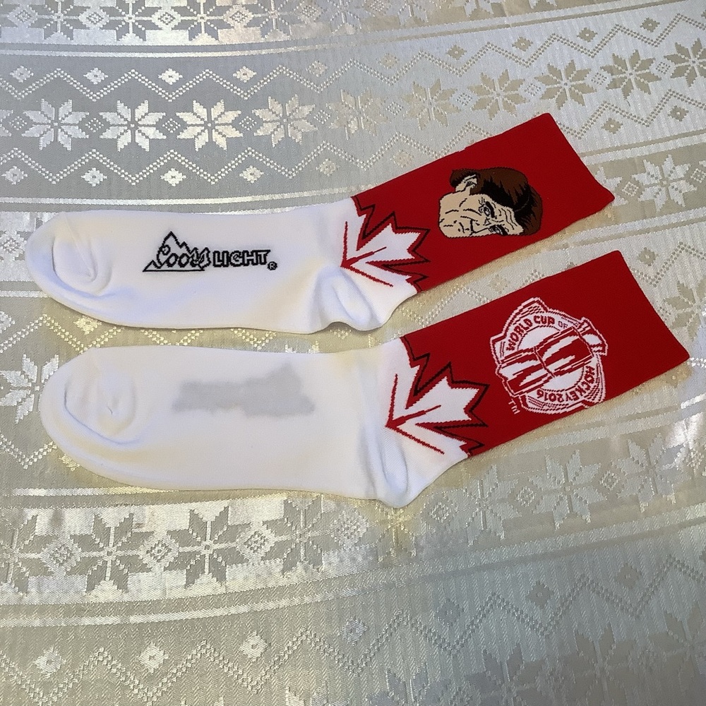Babsocks 2016 Team Canada World Cup Hocky Coors Lite Mike Babcock